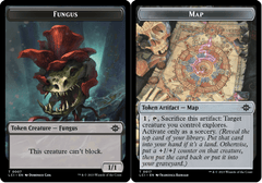 Fungus (0007) // Map (0017) Double-Sided Token - Foil